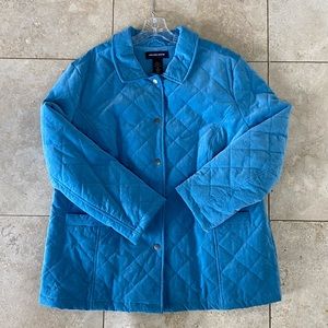 Quilted Light Blue Jacket